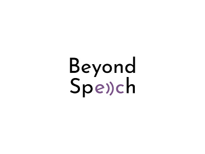 Beyond Speech Logo Design branding design illustration logo typogaphy vector