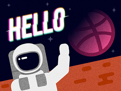 Astro astronaut creative dark hello minimal planet simple space star starwars theforce typography