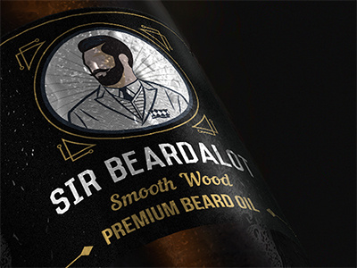 Beard Oil Label Design vintage‬ ‎shaving‬‬ ‪beard‬ ‪classic‬ ‪gentleman‬ ‪hipster‬ ‪rugged‬ ‪‎beardoil‬ ‪‎fashion‬ ‪‎label‬ ‪‎masculine‬ ‪‎packagedesign‬
