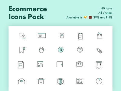 Ecommerce Icons bank christmas sale discount ecommerce fintech growth holidaysale icon design icons icons pack icons set iconset money offer online online shopping safety sale sales website design