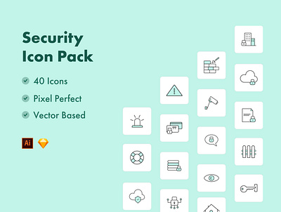 Security Icons alarm alert antivirus blogs cctv clock data encription documentlock hubspot iconography icons icons pack icons set illustrations safe safety safety pin security shield webpages