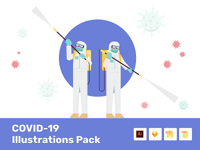 COVID-19 Pandemic Illustrations concept covid covid 19 covid 19 covid19 dental health healthcare illustrator medical pandemic safety science science illustration sketch virus