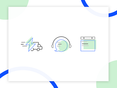 Icons: Fast Delivery, Communication/Get help, Calendar adobe illustrator calendar communication delivery flaticons help icons illustration illustrator sketchapp ui uiux vector
