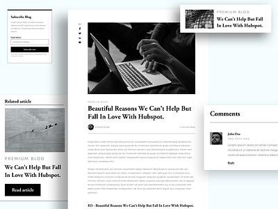 Single Post/Article Page