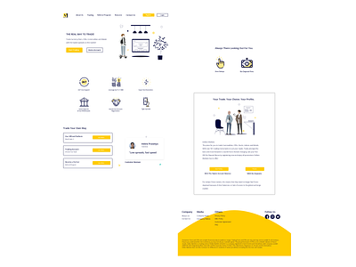 Finance website design