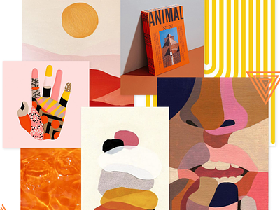 WTZ - August 2019 trend 🤫 branding campaing colored creative design green identity illustration illustrator orange sunny sunny day trend trending typography