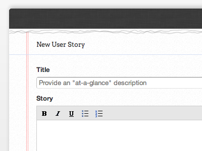 Project Backlog: Preview 4 - Adding A New Story scrummage webapp
