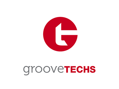Groove Techs dj gestalt logo typography