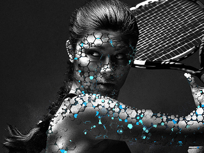 PLAY 1 3d c4d cinema4d photoshop sport tennis