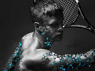 PLAY 2 3d c4d cinema4d photoshop sport tennis