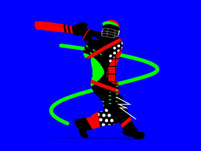 20/365 cricket illustration sport