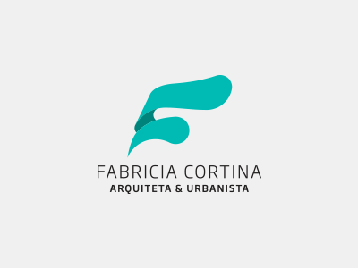 Fabricia Cortina architect arquitetura branding design gráfico french curves logomarca triocom verde