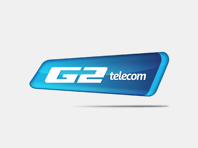 G2telecom blue branding brasil chapecó graphic design internet logo logomarca triocom wi fi