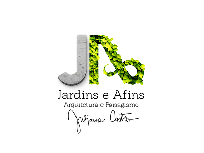 Jardis e Afins architecture garden landscape logo design nature