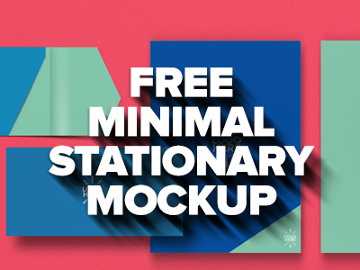 Free Download Minimal Stationary download free mockup stationary