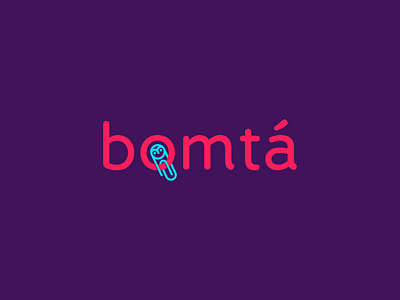 Bomtá - intelligent communication bird brand branding design eyes letter letters logo logotype minimalist negative owl