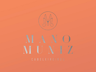 Mano Muniz Hairdresser foil hair haircut luxury m m m monogram scissor