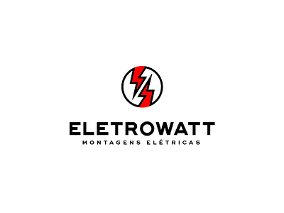 Eletrowatt electrical engineer bolt electrical engineer lightning minimalist thunder