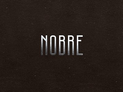 Nobre brand brasil clothing culture fashion hotfoil logo luxury noble type