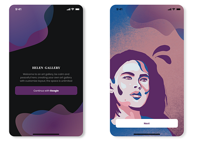 001/100 Daily UI : Sign up app art daily 100 challenge dailyui design gallery art illustration procreate sketch typography ui vector