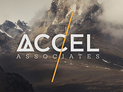 Accel Logo Dribble aa business forward logo peak