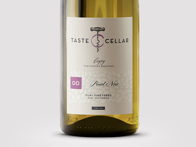 Taste Cellar Wine Label cellar corkscrew label taste wine