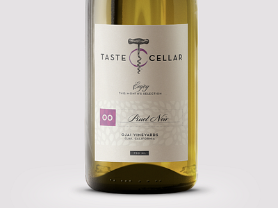 Taste Cellar Wine Label