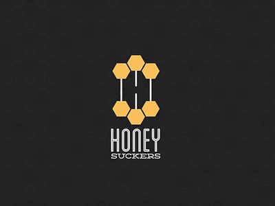 Honey Suckers black candy creative exercise hexagon honey lollipop speed sucker yellow