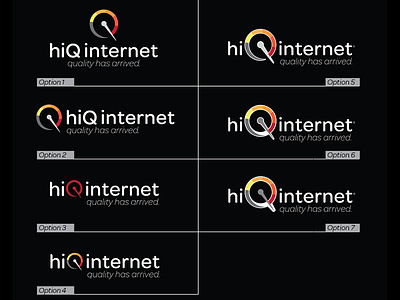 HiQ Internet Logo Help internet logo q speedometer