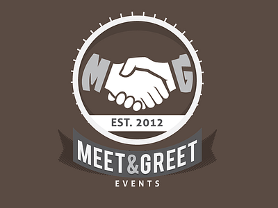Meet & Greet Events 2 badge events handshake logo meetgreet