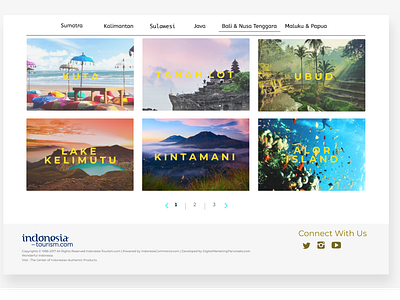 Landing Page Tourism Website - Category