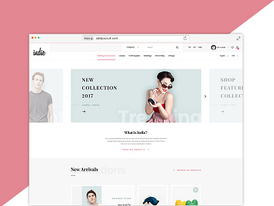 Indie Web Design buy commerce ecommerce handmade online commerce sell shop