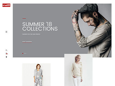 Mella - Minimalist Ajax eCommerce PSD Template