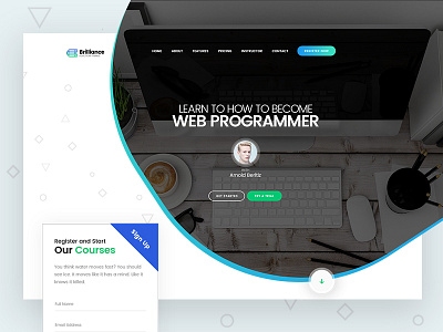 Brilliance One Course Landing Page