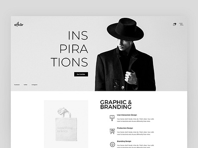 Afkar Agency UI Design