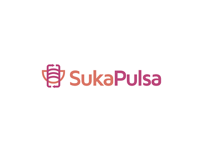 SukaPulsa android application branding credit design icon internet logo logo design