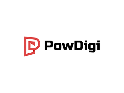 PowDigi branding design entertainment icon logo logo design services