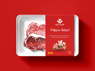 Meat Box - Product Packaging ads box design box packaging branding graphic design jawwad meat box packaging product packaging