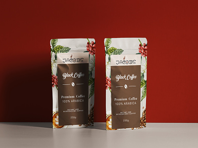 Jacobs Coffee Pack - Product Packaging branding coffee bag coffee brand coffee pack coffee packaging graphic design jacobs coffee jawwad product product branding product design product packaging product packaging design