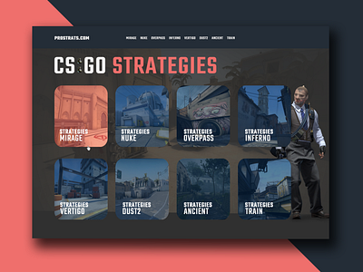 CS:GO Strategies UX/UI