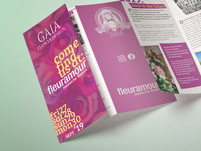 GAIA - Flyer advertising branding flyer logo design