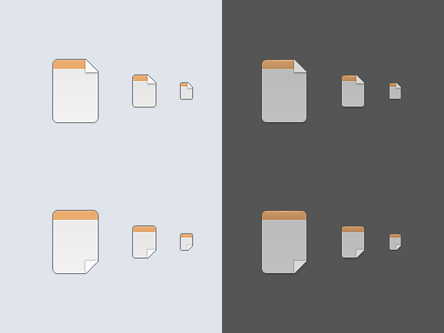 Which Row? icon file direction fold corner paper