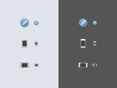 Android Designer Icons 16px 32px display edit gui icon iphone pen phone
