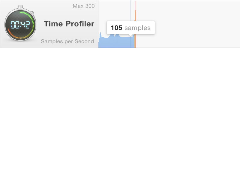 Xamarin Profiler — Timeline Zoom chart gui icon osx profiler window xamarin zoom