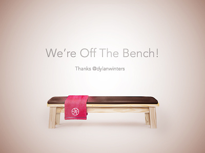 Thank You! australia bench debuts melbourne photoshop thanks towel