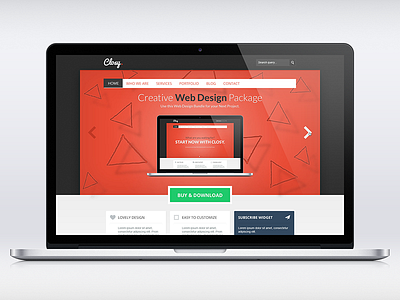 Closy. Psd Template