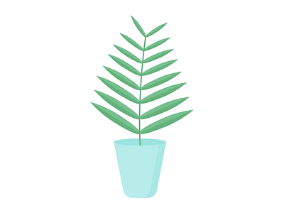 Day 120 - 366 Days of Illustration Challenge - MintSwift areca digital illustration flat design flat illustration flatdesign house plant illustration illustrations illustrator leaf mintswift palm palm leaf palm tree plant plant illustration pot tropical urban jungle vector illustration