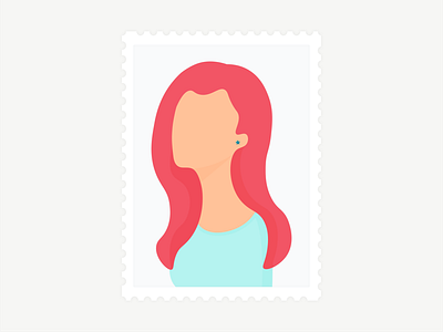 Day 200 - 366 Days of Illustration Challenge - MintSwift avatar avatar design character design digital illustration flat design flat illustration flatdesign illustration illustrator mermaid mintswift portrait red hair side view stamp stamps vector illustration woman woman illustration woman portrait