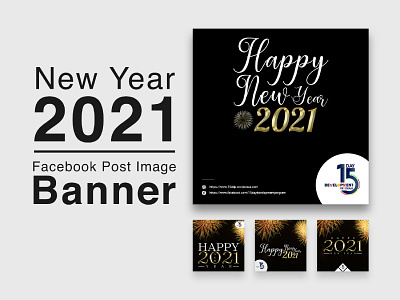 FB Page "15DDP" HNY2021 Post DesignFolio (4 Concepts)