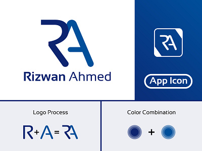 Rizwan Ahmed - Brand Logo - Minimal Logo - New Logo brand logo design minimal logo rizwanagraph360 rizwanahmed rizwangraph versatile logo